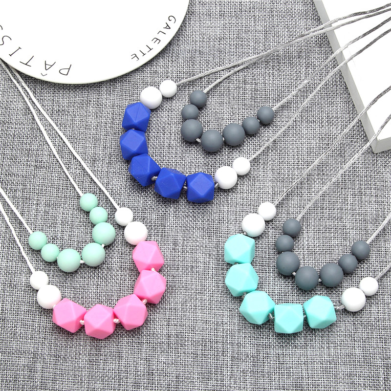sensory teething necklace